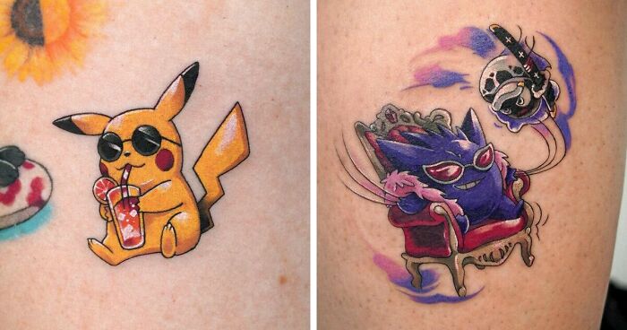 37 Popular Characters Reimagined As Vibrant Tattoos That I Made