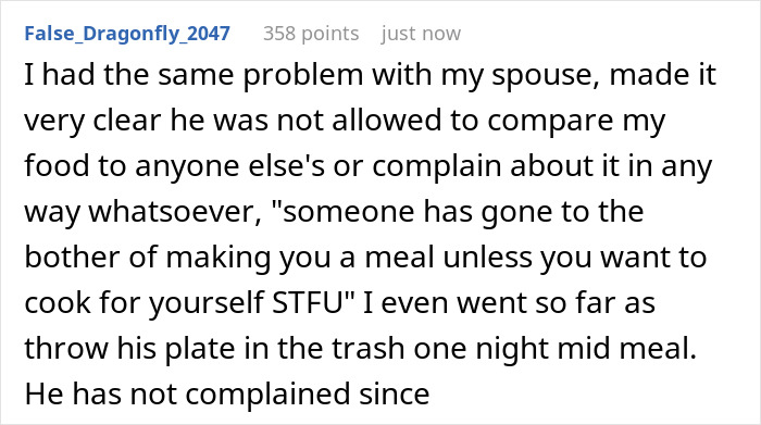 BF Keeps Mocking GF’s Cooking In Front Of His Family, Gets Mad When She Jokes On Him In Response