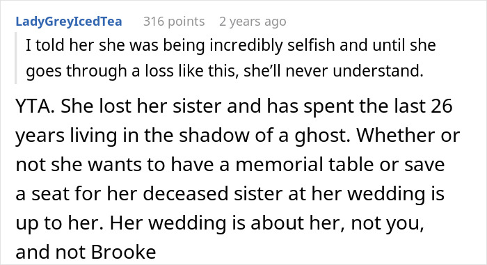 Grieving Mom Insists On Honoring Her Lost Child At Daughter’s Wedding, Gets A Hit Of Reality