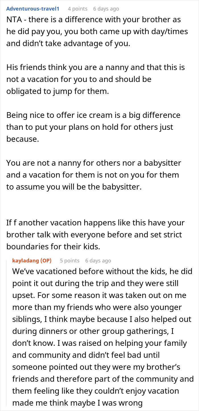 Delusional Parents Think Woman Is Their Free Babysitter On Vacation, She Crushes Their Entitlement