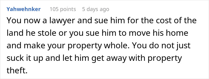 Guy Turns To Web For Legal Advice After 100% Of Neighbor’s House Is Built On His Property