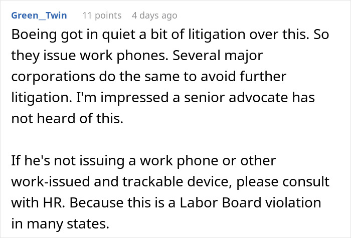 "I Find This So So So Wrong": Employee Refuses To Use Life360, Boss Loses It