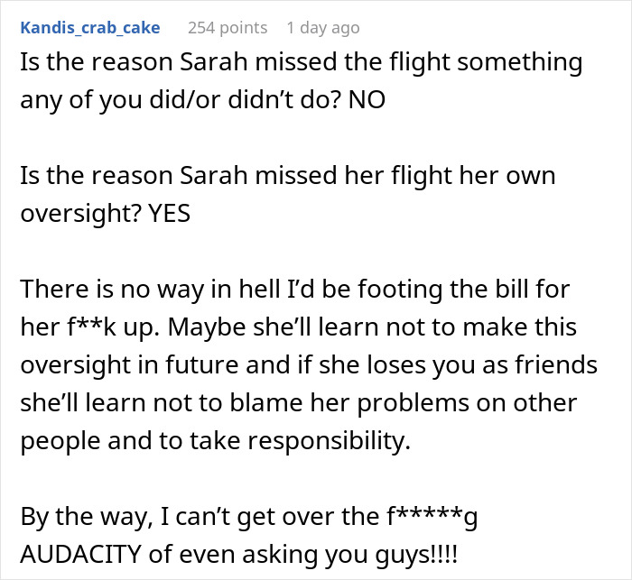 Woman Demands Friends Pay Her Back For The Vacation She Didn’t Go On Despite It Being Her Fault