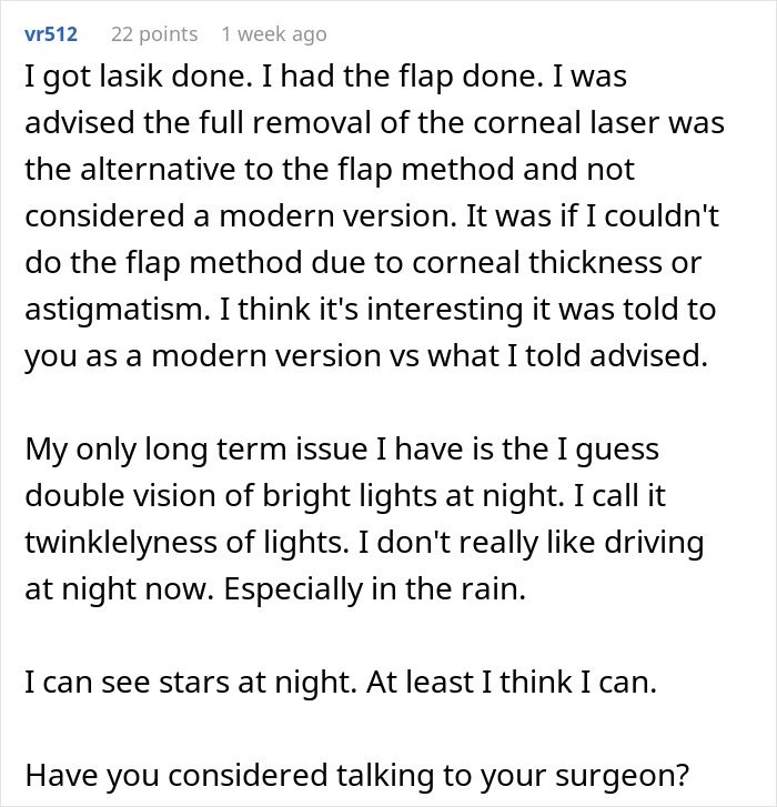 “I Regret Having My Eyes Lasered”: Netizen Candidly Talks About Surgery Results 5 Years Later