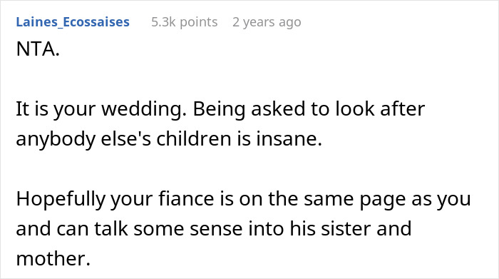 "We Are Busy Getting Married": Couple Refuses To Babysit SIL's Kids On Their Wedding Weekend