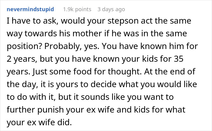 Biological Kids Furious After Dad Leaves Everything To Stepson For Concealing Mom's Affair