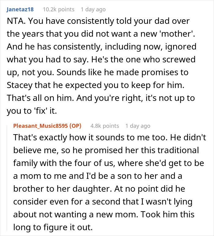 Teen Rejects Dad’s Second Wife As Mom, Dad Realizes He Should Have Listened To Son Earlier