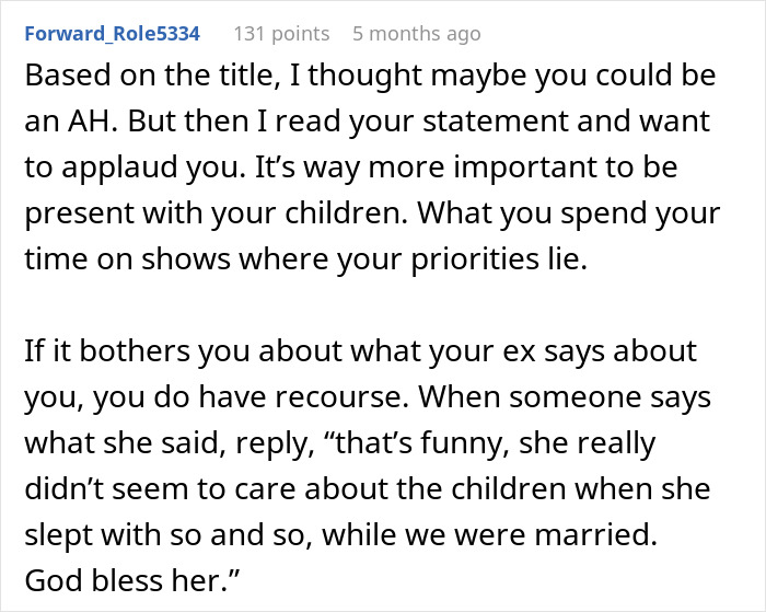 "AITA For Working Less After My Divorce Even Though It Means My Ex Gets Less Child Support?"