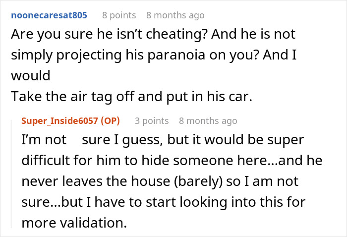 Wife Realizes Husband Doesn't Trust Her After Finding A Surprise In Her Car