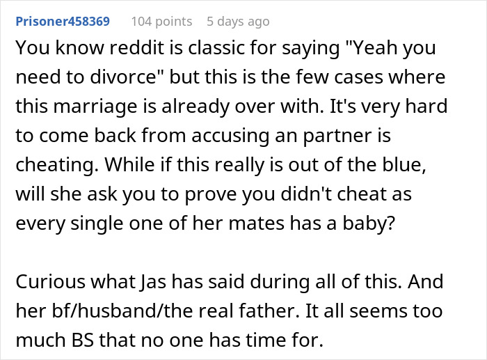 “I'm Betraying My Integrity”: Man Refuses To Take A Paternity Test For His Wife’s Friend’s Baby