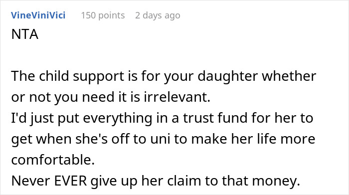 "I Don't Want To Let It Go": Guy Won't Change His Mind Over Child Support From Sister For Her Kid