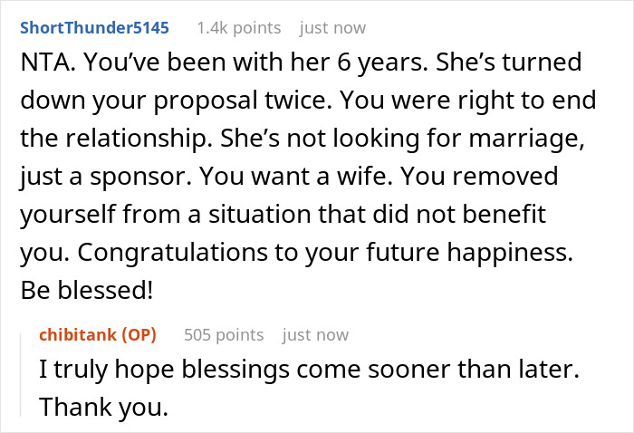 39YO Woman Keeps Saying No To BF’s Marriage Proposals, He Decides There Won’t Be A Third Time