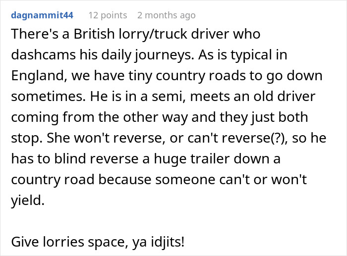 Trucker Refuses To Let Jerk Boomer Have His Way, Waits Patiently As He Screws Himself Up