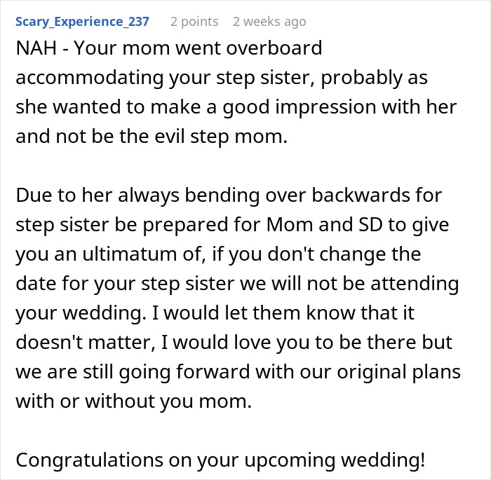 “How I Could Say That”: Mom Wants Son To Change His Wedding Date, Gets A Reality Check