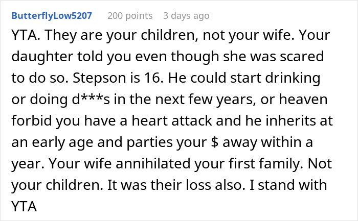 Biological Kids Furious After Dad Leaves Everything To Stepson For Concealing Mom's Affair