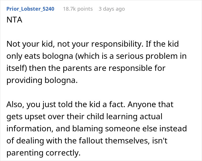 Child Rejects Their Go-To Food After An Harmless Joke At A Birthday Party