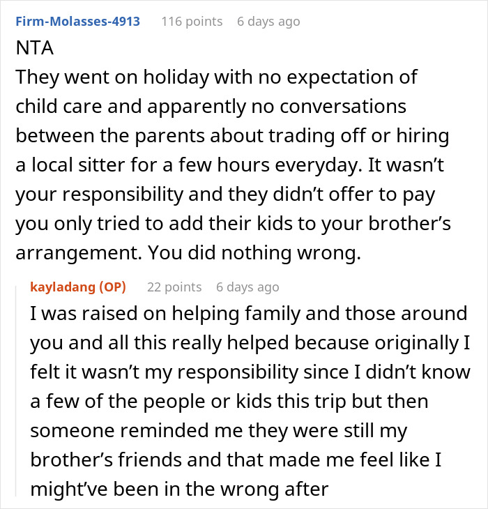 Delusional Parents Think Woman Is Their Free Babysitter On Vacation, She Crushes Their Entitlement