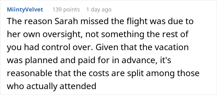 Woman Demands Friends Pay Her Back For The Vacation She Didn’t Go On Despite It Being Her Fault