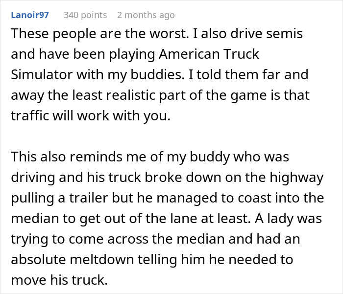 Trucker Refuses To Let Jerk Boomer Have His Way, Waits Patiently As He Screws Himself Up