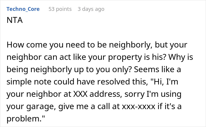 Neighbors Think They Can Park In Person’s Garage Without Permission, Get A $1,000 Reality Check