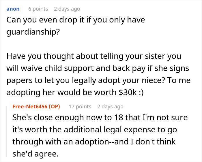 "I Don't Want To Let It Go": Guy Won't Change His Mind Over Child Support From Sister For Her Kid