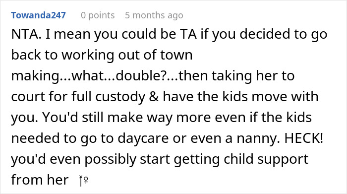 "AITA For Working Less After My Divorce Even Though It Means My Ex Gets Less Child Support?"