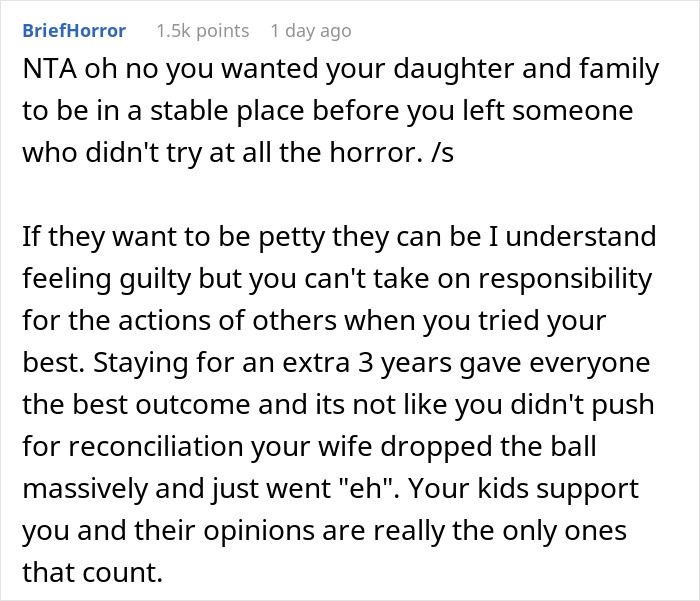 Husband Strategically Waits 3 Years To Drop Divorce Bomb, Leaving Wife And Family Fuming