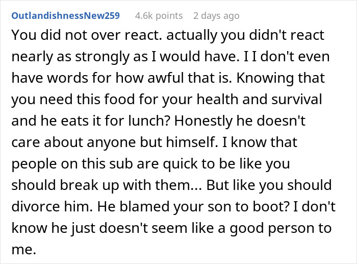 Wife Considers Ending Marriage After Husband Eats Her Carefully Prepared Surgery Recovery Food