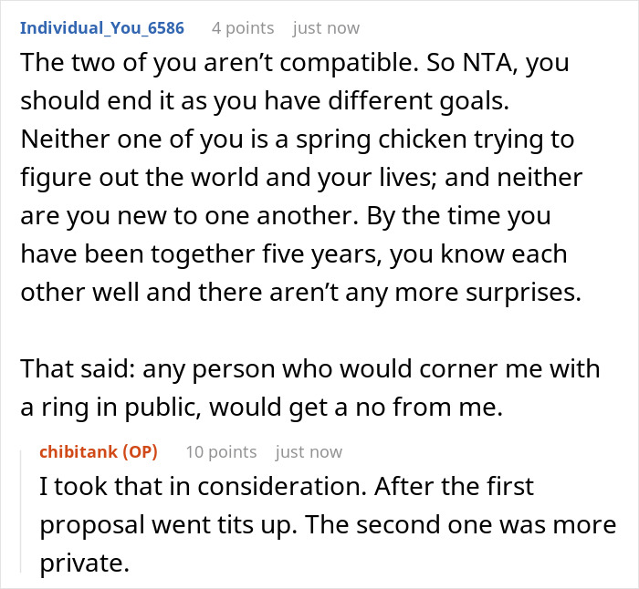 39YO Woman Keeps Saying No To BF s Marriage Proposals  He Decides There Won t Be A Third Time - 42