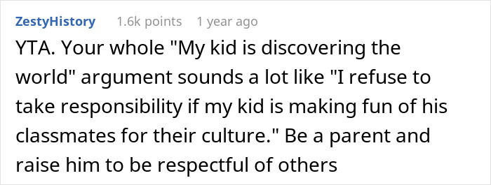 Mother Thinks Her Son Bullying Classmate About Her "Weird" Lunch Is Normal, Gets A Reality Check