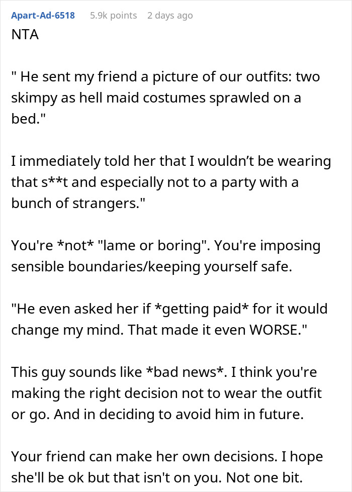 Woman Accused Of Being Unsupportive By Skipping Friend’s BF’s Party Because Of The Dress Code