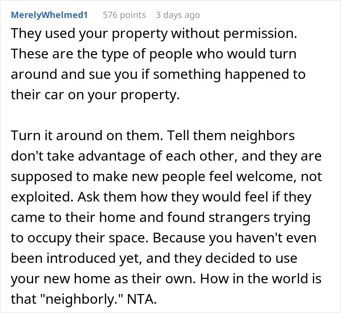 Neighbors Think They Can Park In Person’s Garage Without Permission, Get A $1,000 Reality Check