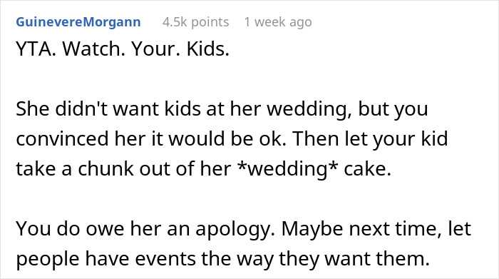 Wedding Drama Ensues After 4YO Ruins Cake With His Hands, Bride Kicks Out Mom, Her Husband And Kid