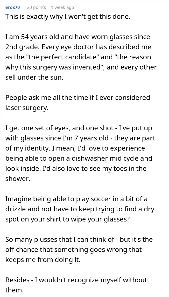 “I Regret Having My Eyes Lasered”: Netizen Candidly Talks About Surgery Results 5 Years Later