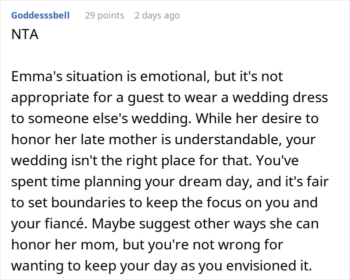 “Not The Time Or Place”: Bride Faces Off With Guest Demanding To Wear A Wedding Dress