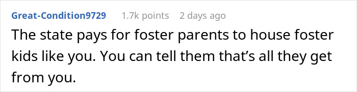 “AITA For Refusing To Help My Foster Parents After They Treated Me Like A Servant?”