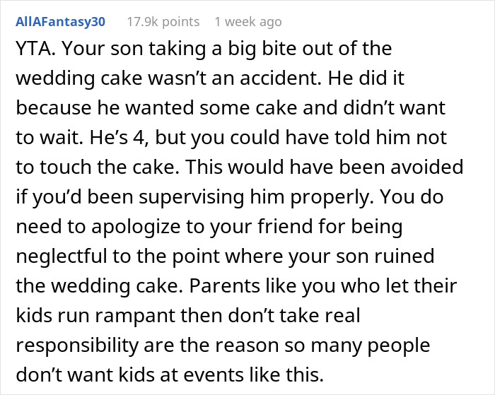 Wedding Drama Ensues After 4YO Ruins Cake With His Hands, Bride Kicks Out Mom, Her Husband And Kid