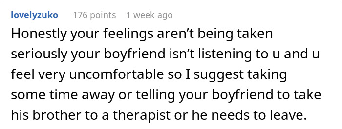 GF Complains That BF's 11YO Brother's Behavior Is Creepy, He Says She's Overreacting