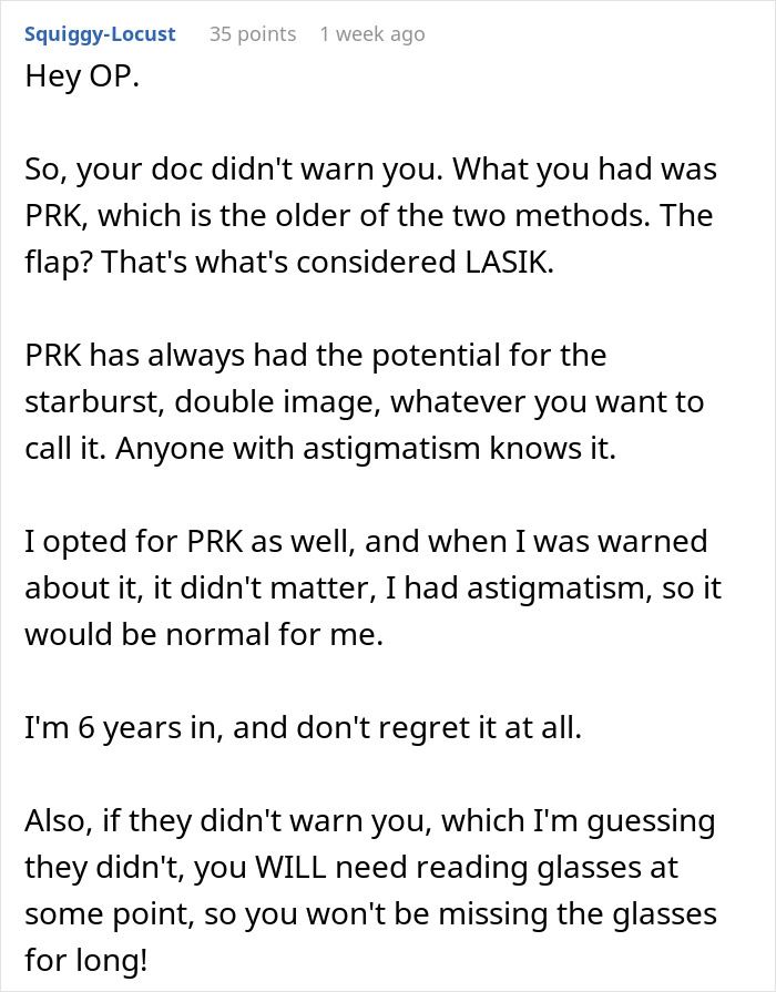 “I Regret Having My Eyes Lasered”: Netizen Candidly Talks About Surgery Results 5 Years Later