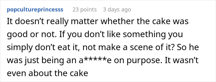 Woman Bakes Her Own B-Day Cake For Party, Friend's New BF Slams His Slice In The Trash