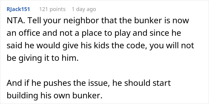 Man Buys House With Bunker, Is Confused After Neighbor Demands Code To It So He Can Use It Freely