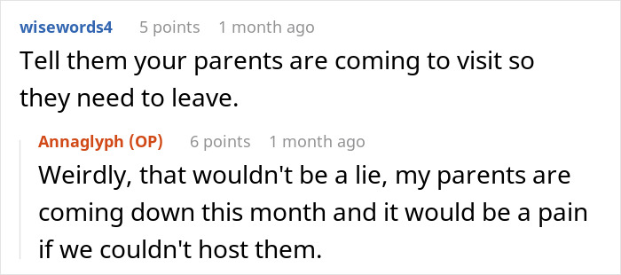 "Get Them Out Of Our House": Couple Is Confused After Friends Stay At Their House Way Longer