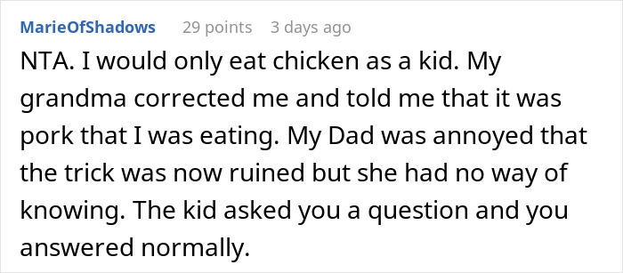 Child Rejects Their Go-To Food After An Harmless Joke At A Birthday Party