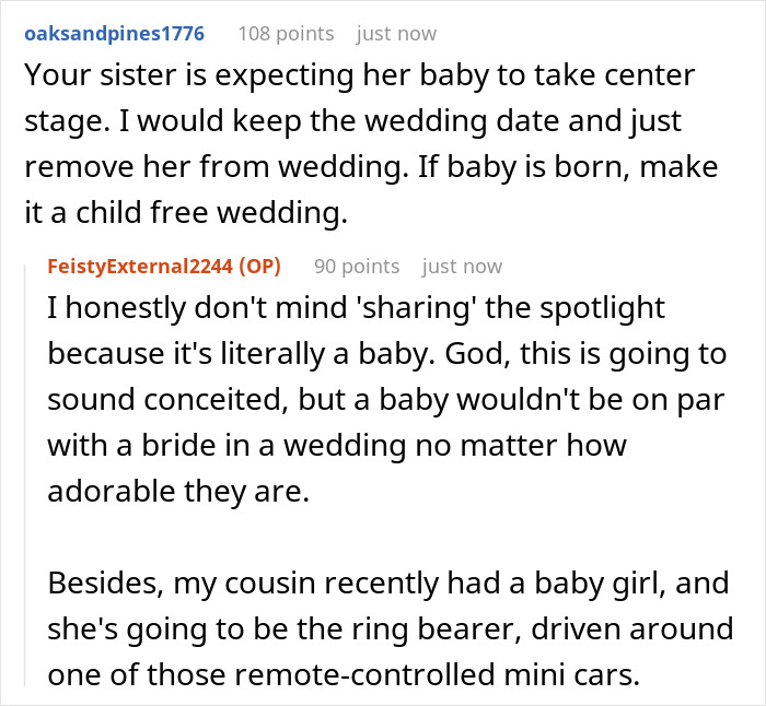 Bride Refuses To Move Her Wedding Once Again Just Because Of Her Pregnant MOH 