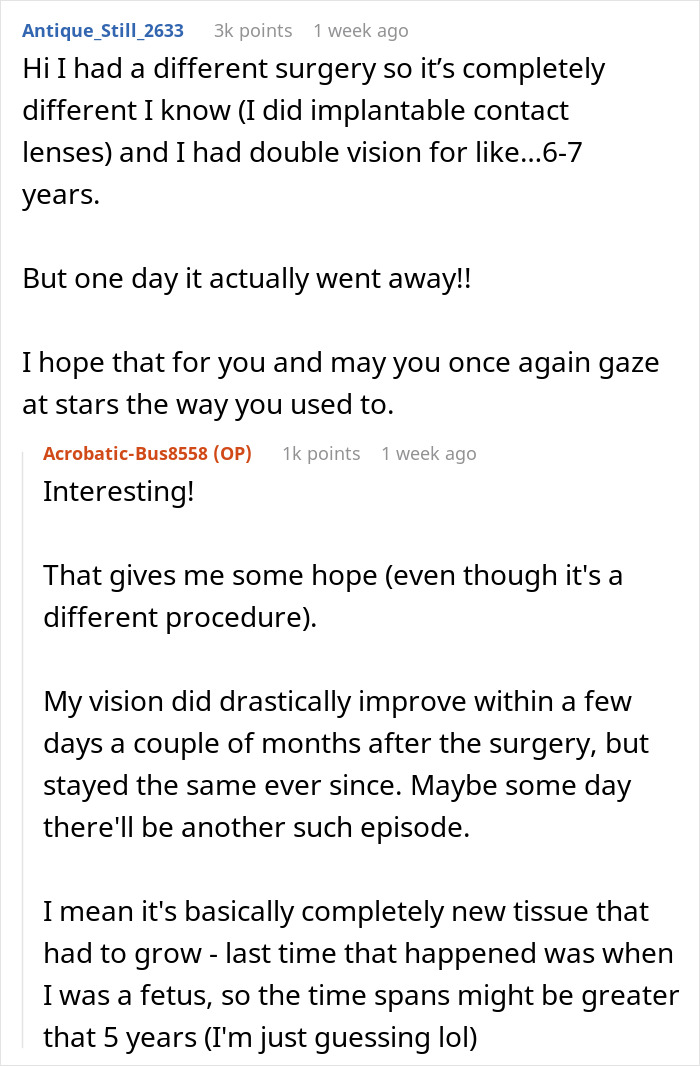 “I Regret Having My Eyes Lasered”: Netizen Candidly Talks About Surgery Results 5 Years Later