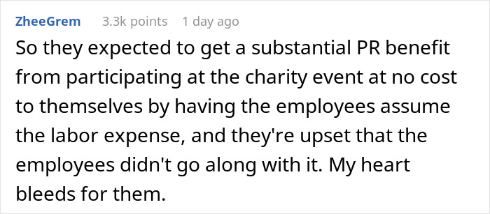 Boss Sends Company-Wide Email Expressing His Disappointment After Charity Event Drama