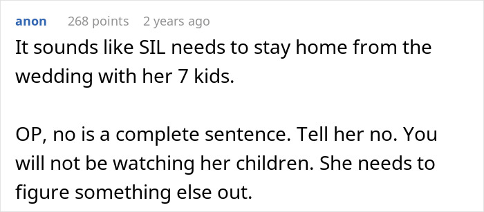 "We Are Busy Getting Married": Couple Refuses To Babysit SIL's Kids On Their Wedding Weekend