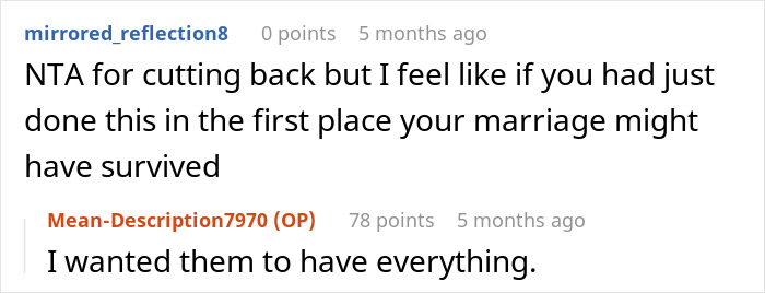 "AITA For Working Less After My Divorce Even Though It Means My Ex Gets Less Child Support?"