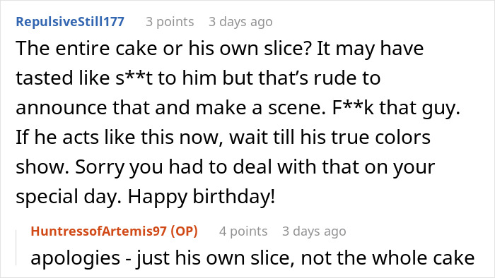 Woman Bakes Her Own B-Day Cake For Party, Friend's New BF Slams His Slice In The Trash