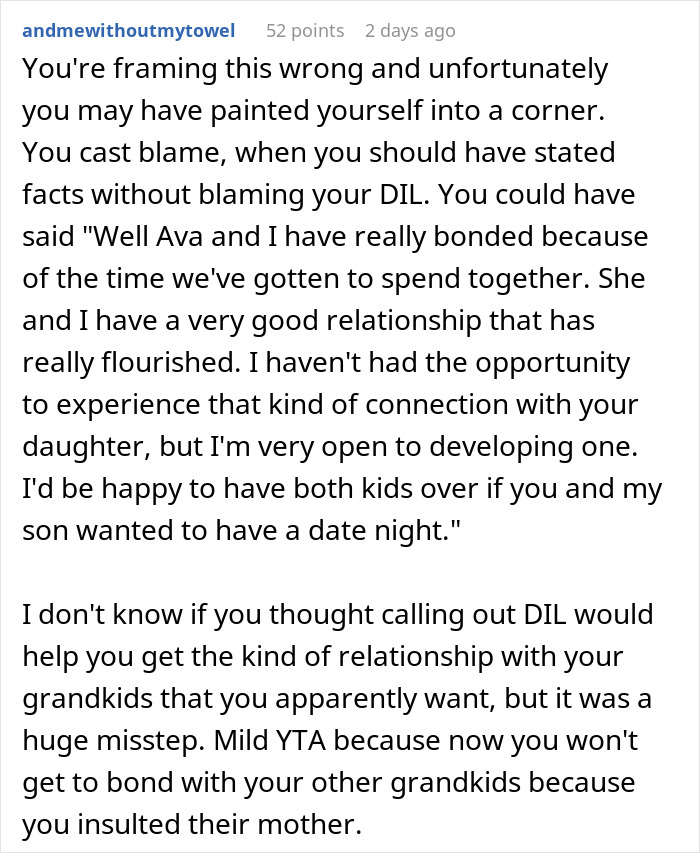 Text describing relationship advice for building connections with grandkids.